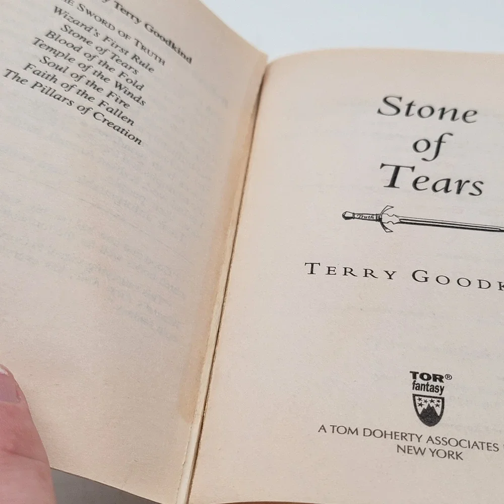 Terry Goodkind Stone of Tears Temple of the Winds Paperback 1st Mass Market Good